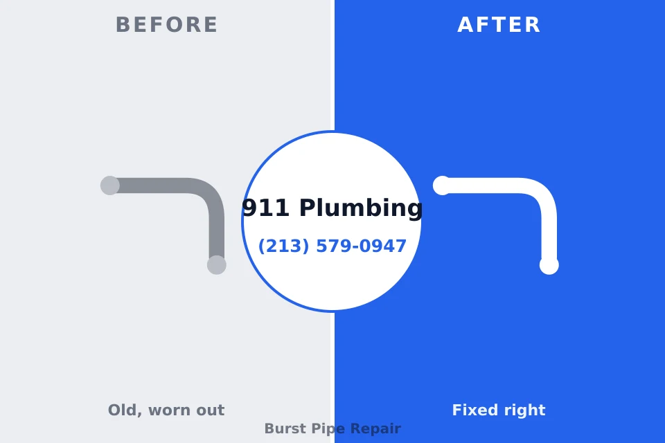 Before and after: plumbing company Warren, IN